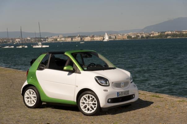 Smart Fortwo Electric Drive Cabrio.  Foto: Auto-Medienportal.Net/Daimler